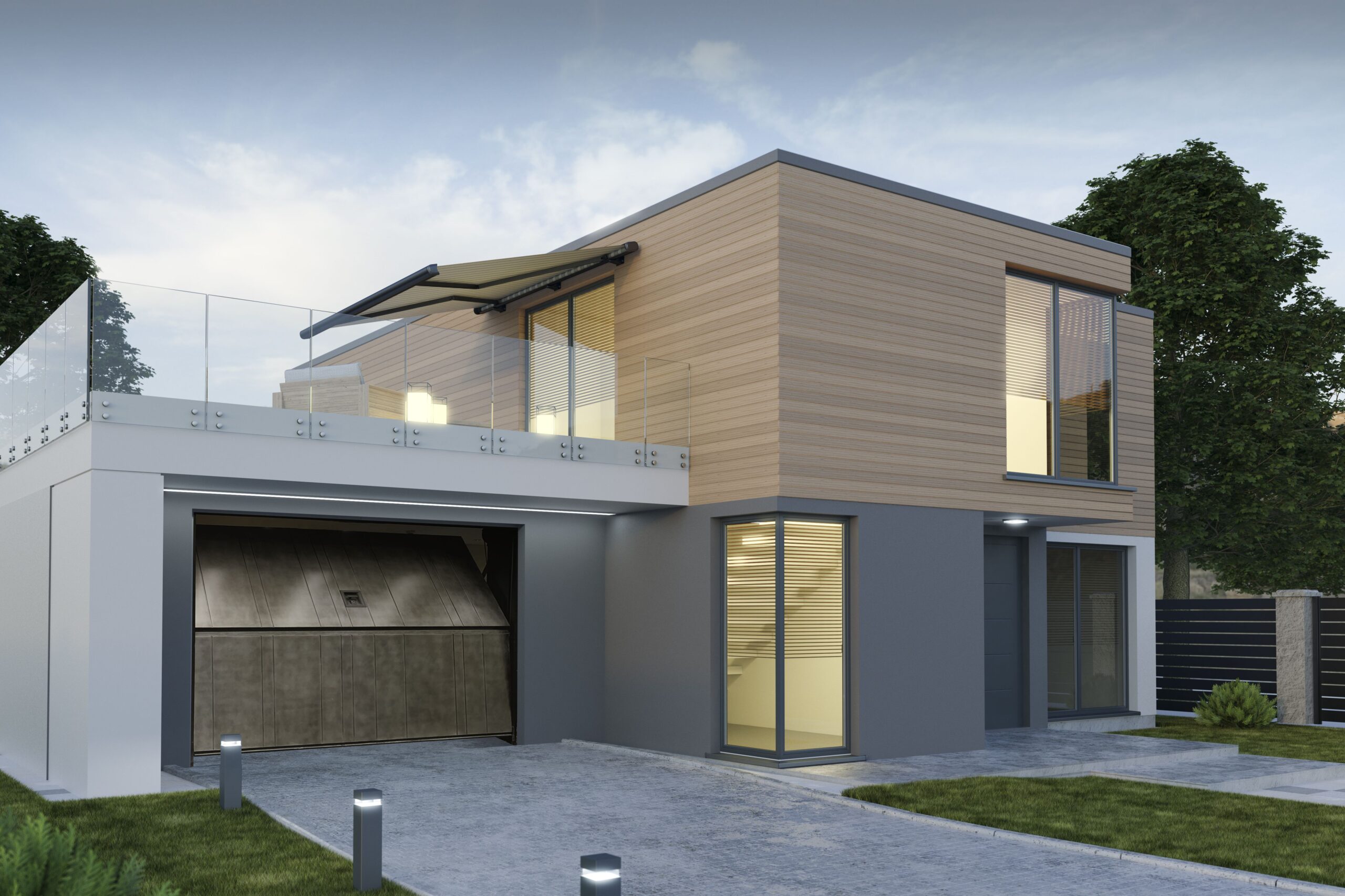 Porte sectionnelle sans rails de plafond - Securlap