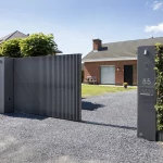 Portail Aluminium et bois Pouleyn
